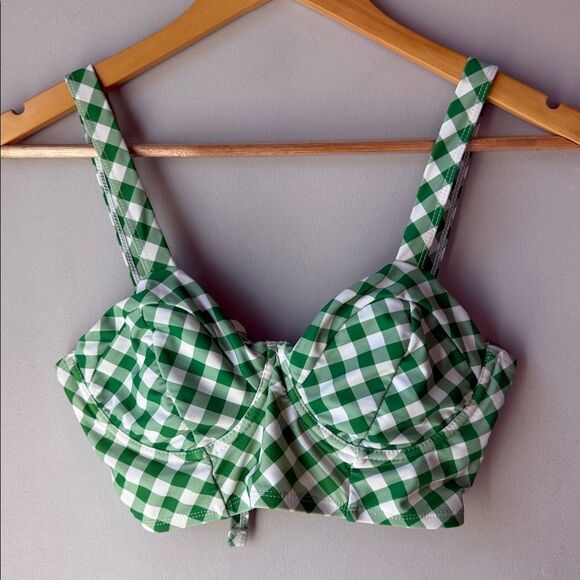 Unique Vintage Gingham Matching Set Swimwear
Bikini Skirt Retro - Picture 4 of 10